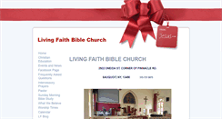 Desktop Screenshot of livingfaithbible.net